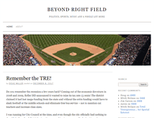 Tablet Screenshot of beyondrightfield.com